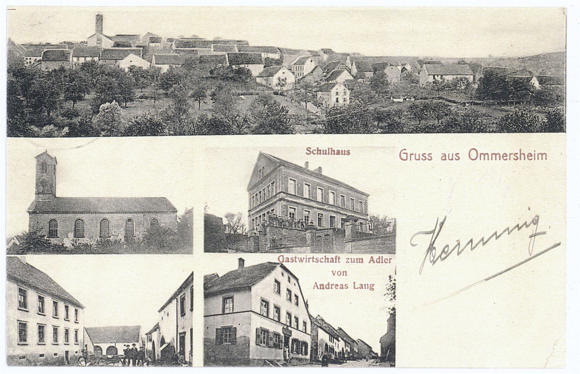 Ommersheim Historische Postkarten